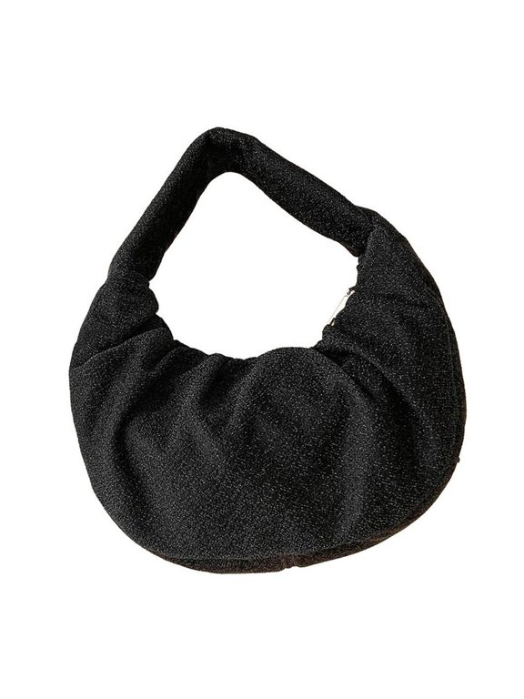 Women Ruched Handbag Dating Bag Korean Styles Dumplings Bag Top Handle Bag