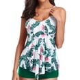 thumbnail image 1 of Women Ruffle Tankini Swimsuits Two Pieces Tummy Control Bathing Suits Flounce Swimwears, 1 of 9