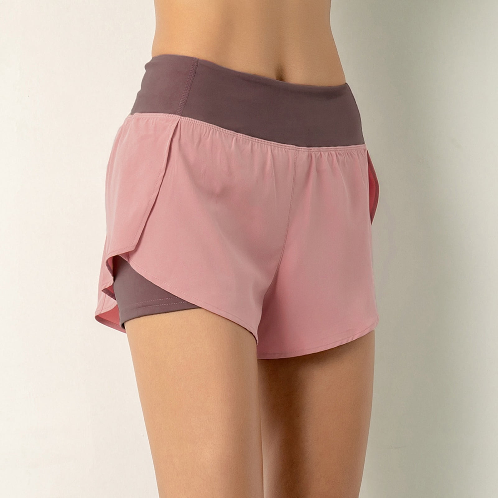 Pantaloncini Sportivi Donna Colorfulkoala Con Tasche: 8 O 10 Pollici, Vita Alta, Tessuto Quadri-stretch Squat-proof