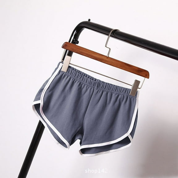 Women Running Shorts, Women's Yoga Dance Short Pants, Elastic Waist Pull on Summer Athletic Cycling Hiking Sports Shorts