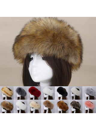 RAPPRG Fur Hat for Women Faux，Fox Fur Trapper Hat with Scarf，Real Furry  Winter Russian Caps for Outd…See more RAPPRG Fur Hat for Women Faux，Fox Fur