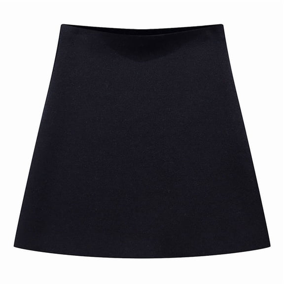 Women'S 2 Piece Sets Early Fall Front Opening Cardigan and Mini Skirt Knit Outfits Skirt B - Black L