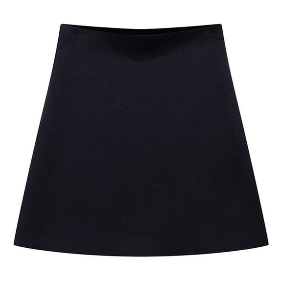 Women'S 2 Piece Sets Early Fall Front Opening Cardigan and Mini Skirt Knit Outfits Skirt B - Black S