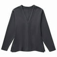 thumbnail image 1 of Women'S 2 Piece Sets Early Fall Front Opening Cardigan and Mini Skirt Knit Outfits Top B - Dark Gray M, 1 of 6