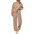 thumbnail image 1 of Women'S 2 Piece Sets - Long Sleeve Sweatshirt With Jogger Pants Set Matching Sweat Sets for Women Lounge Sets for Women, 1 of 5
