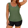 thumbnail image 1 of Women'S 3 Piece Swimsuit Tankini Sets Tummy Control Bathing Suits Modest Loose Fit Swimwear Beach Vacation Clothes, 1 of 6