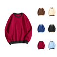 thumbnail image 1 of Women'S Activewear Women's Solid Sweatshirt Womens Daily Home Outdoor Workout Long Sleeve O Neck T Shirt Top Solid Sweatshirt, 1 of 3