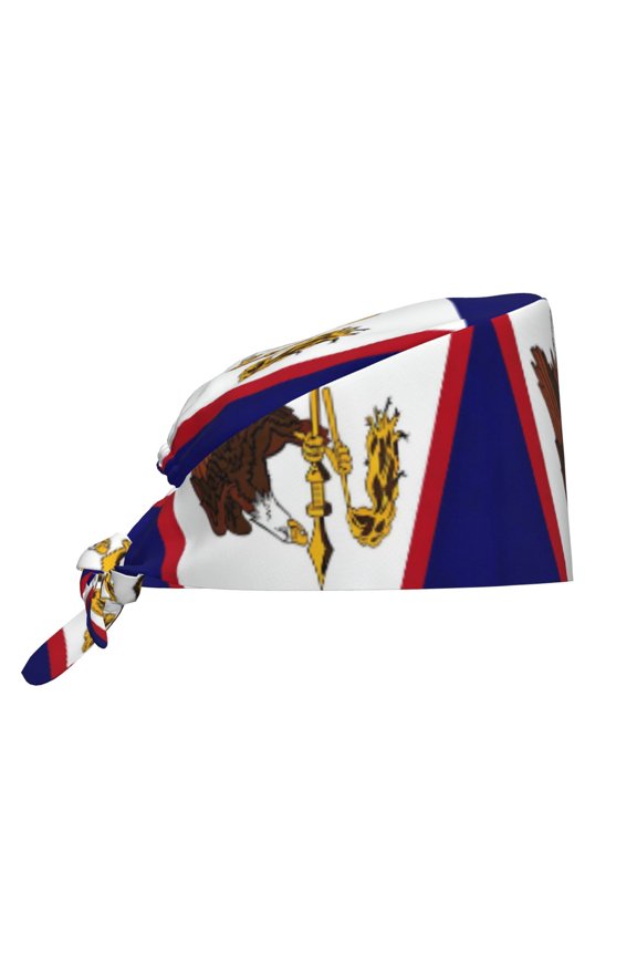 Women'S America Samoa Flag Double-Sided Printed Adjustable Working Cap