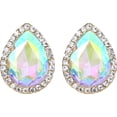 thumbnail image 1 of Women'S Austrian Crystal Wedding Teardrop Stud Earrings[Z8400], 1 of 2