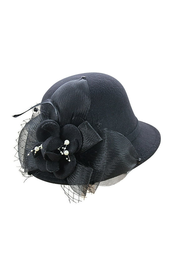 Women'S Autumn And Winter Flowers Round Top Casual Fisherman'S Basin Cap Small Bowler Hat Fabric Hat Bucket Hat 57 Black Bucket Hat Bucket Hat Men Light Hat Waxed Has Ladies Sun Hat Ladies Foldable