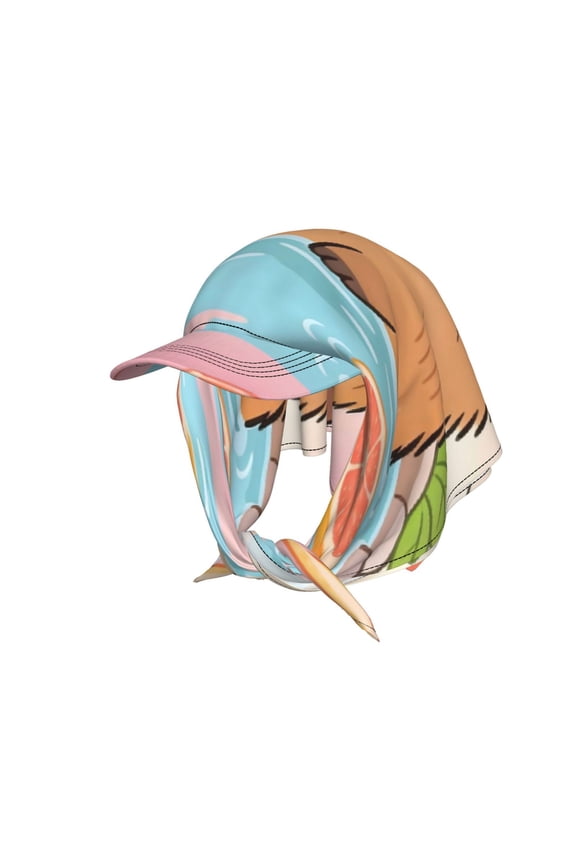 Women'S Bandana Baseball Cap Soft Comfy Great For Travel Cycling Casual Looks Adds Unique Style Anywhere Capybara Bathing And Grapefruit