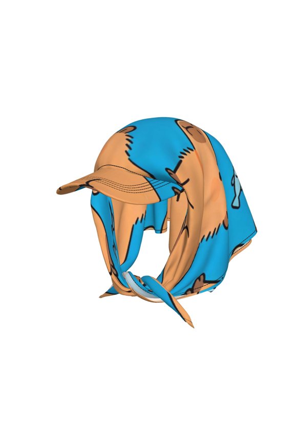 Women'S Bandana Baseball Cap Soft Comfy Great For Travel Cycling Casual Looks Adds Unique Style Anywhere Capybara Fish