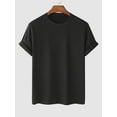 thumbnail image 1 of Men's Casual Cotton T-Shirt - Short Sleeve, Round Neck with Unique Cat & Letter Design - Perfect for Summer Leisure & Sports, 1 of 11