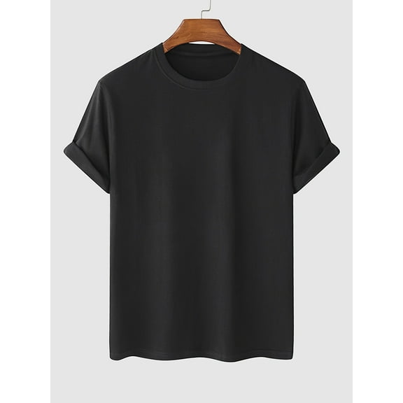 Women'S Basic Cotton T-Shirt, Solid Crew Neck Short Sleeve Tee, 100% Cotton Knit Fabric with Slight Stretch, Regular Fit - Comfortable Everyday Wear