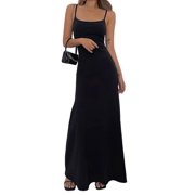 chinese dress ladies Urban Classics - Ladies Viscose Satin Slip Black
