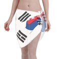 thumbnail image 1 of Women'S Beach Cover Up Short Sarong Dress Korean Flag Wrap Chiffon Shawl, 1 of 7