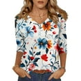 thumbnail image 1 of Women'S Blouses,Blouses for Women Casual,Women'S Tops, Tees & Blouses,Lightweight Tops & Blouses,Womens Blouse Sky Blue XL, 1 of 5