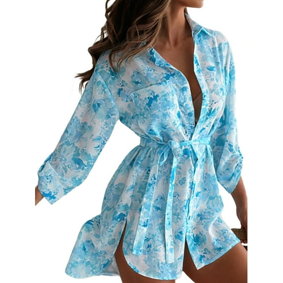 Women'S Button Down Shirts Casual Long Sleeve Boyfriend Loose Collared Blouses Tops Green S