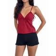 thumbnail image 1 of Women'S Camisole Tank Tops Spaghetti Strap Summer Sleeveless Going Out Top Red S, 1 of 7