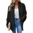 thumbnail image 1 of Women'S Cardigan Sweaters Oversized Chunky Knit Slouchy Wrap Batwing Open Front Outwear Coat, 1 of 6