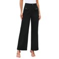 thumbnail image 1 of Women'S Cargo Business Work Casual Trousers with Pockets Black XXL, 1 of 9