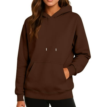 Women'S Casual Hoodie, Lightweight Long Sleeve Pullover With Kangaroo Pocket, Printed Relaxed Fit Sweatshirt For Everyday Fall Fashion Wrm Dandy Worldwide Hoodie Sweatshirt (XL, Coffee) ZMTing