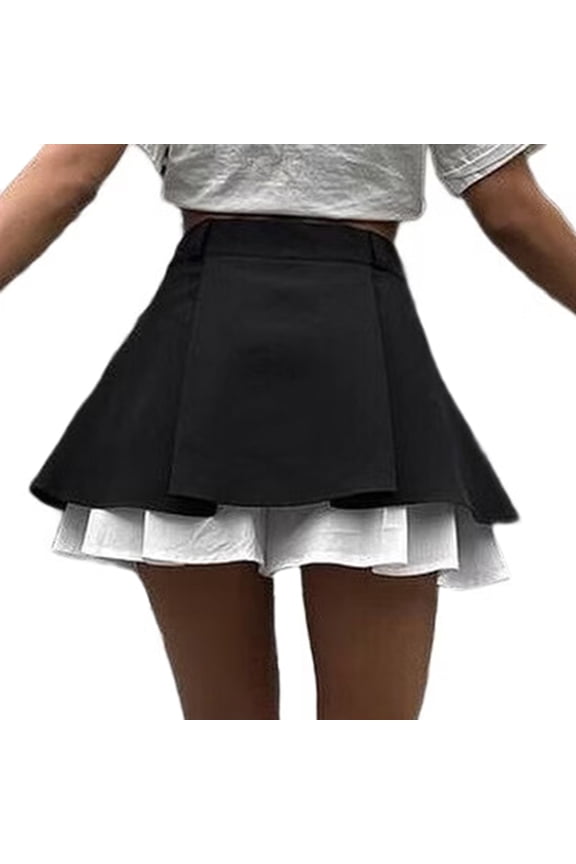 Women'S Casual Mini Skirt Basic Versatile A-Line Skirts