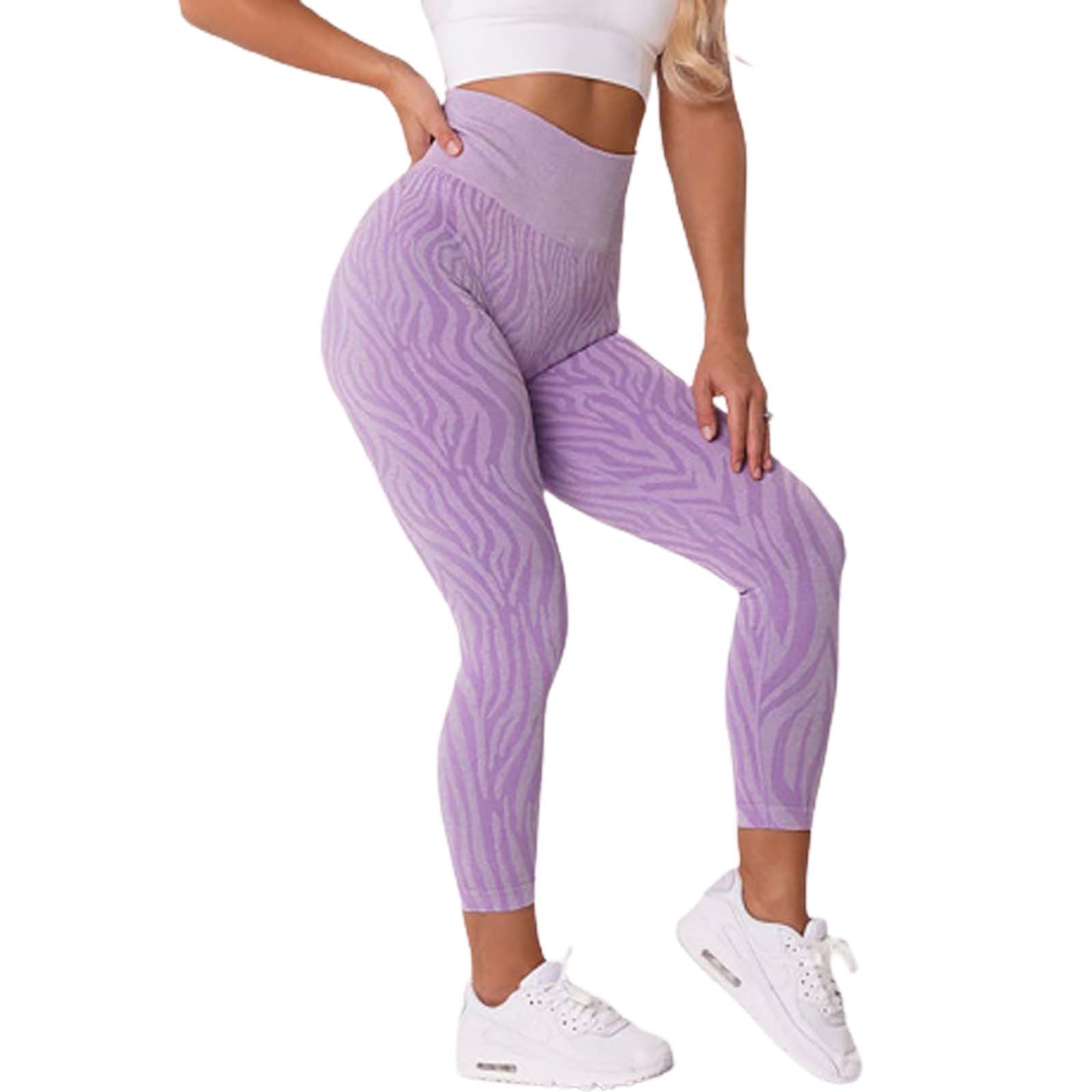Women's Pants Pattern Yoga Seamless Needle Knitting Outdoor Sports Fitness  Trousers High Waist Tight Pants Women 