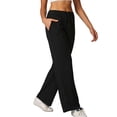 thumbnail image 1 of Women'S Casual Pants Wide-Leg Sweatpants with Pockets Y2K Black S, 1 of 9