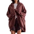thumbnail image 1 of Women'S Casual Retro Cardigan Long Sleeve Fall Spring Jackets with Pockets Blush Color S, 1 of 9