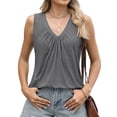 thumbnail image 1 of Women'S Casual Sleeveless Tank Top Gray XL, 1 of 8