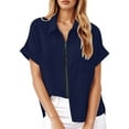 thumbnail image 1 of Women'S Clothing, Shirts for Women, Stylish Women's Casual Shirts V Neck Lace Insert Long Sleeve Blouses for Everyday Wear and Outfits, 1 of 6