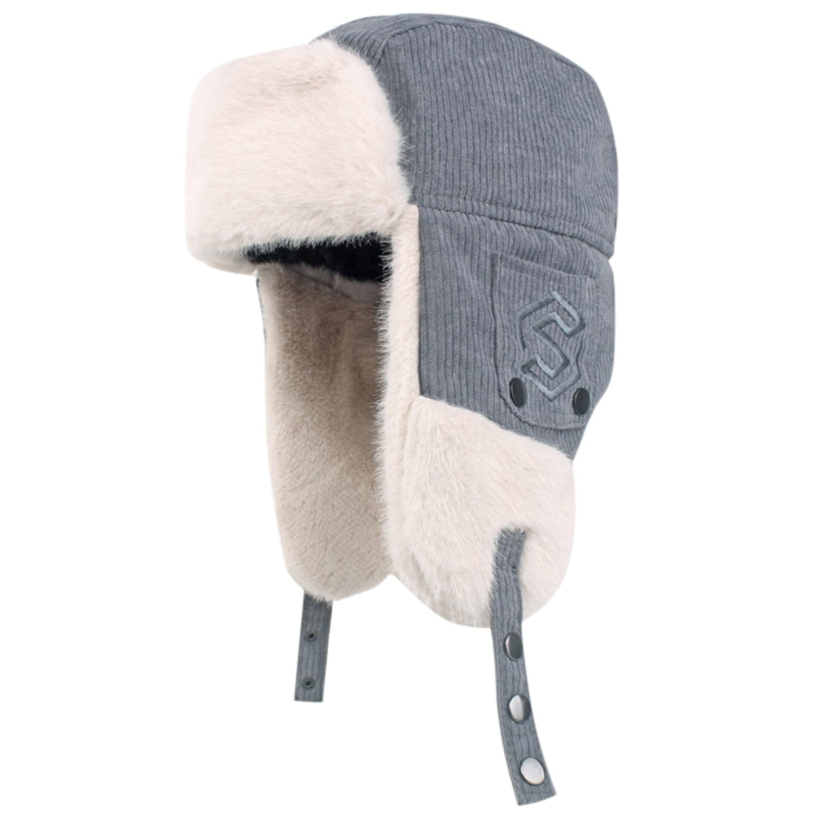 Women'S Clothing Women Winter Hat Fuzzy Faux Winter Warm Knitted Cuff ...