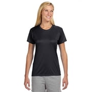 A4 Ladies Cooling Performance T-Shirt - BLACK - L