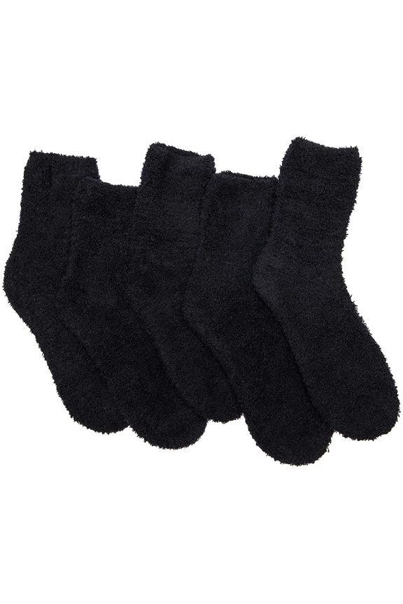 Women'S Cozy Fluffy Socks Fuzzy Socks Plush Socks 5,6,7,8 Pairs