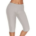 thumbnail image 1 of Women'S Cropped Leggings Sports Yoga Pants Running Fitness Yoga Leggings Slim-Leg All-Match Bottoms Grey M, 1 of 6