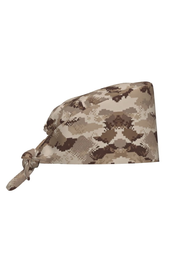 Women'S Desert Digital Camouflage Double-Sided Printed Adjustable Working Cap
