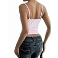 thumbnail image 1 of Women'S Double Lined Camisole Tank Tops - Adjustable Spaghetti Strap Top, Basic Tank for Layering Pink XL, 1 of 7
