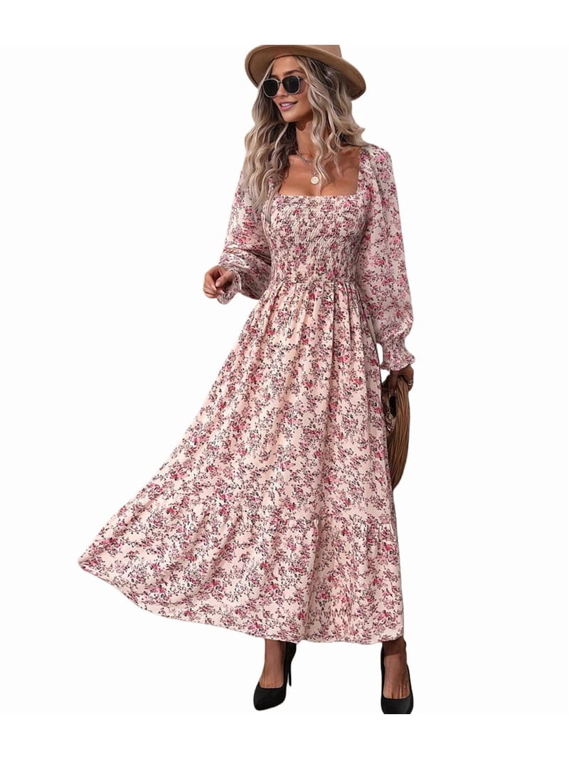 maxi halter neck dress Wildflower Whimsy Ivory Multi Floral Halter Maxi Dress main image 0