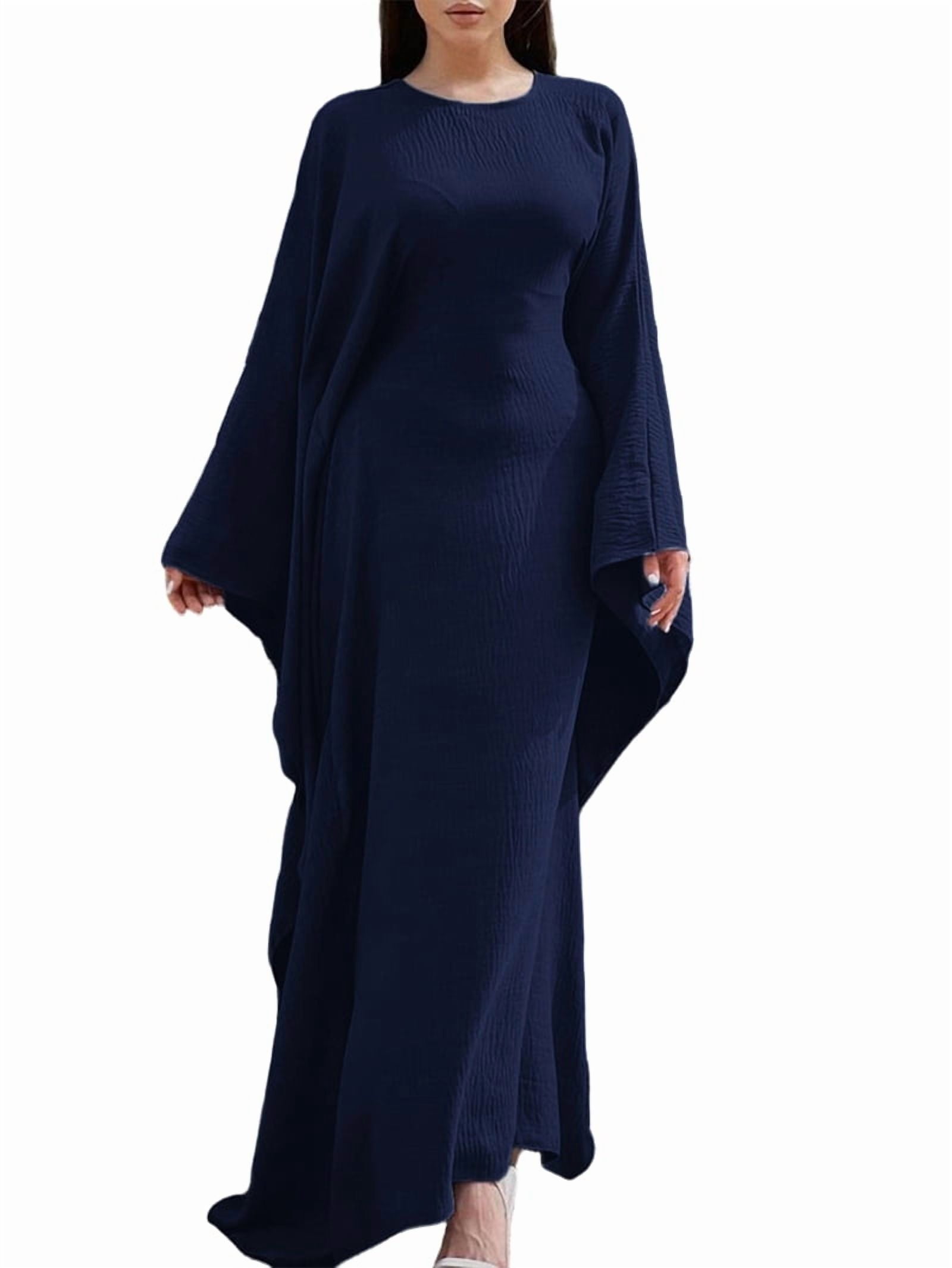 chinese dress ladies Sexy Bat Sleeves V-neck Long Stretch Velvet Party Prom Dresses With Slit main image 1