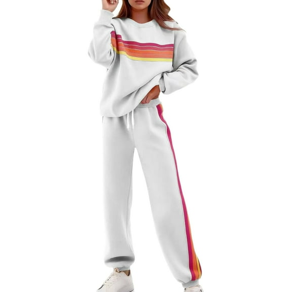 Women'S Fall 2 Piece - Long Sleeve Sweatshirt With Jogger Pants Set Womens Matching Sets Womens Fall Sets