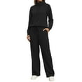 thumbnail image 1 of Women'S Fall 2 Piece - Long Sleeve Sweatshirt With Sweatpants Set Matching Sets Women Clothing Fall Women'S Lounge Sets, 1 of 6