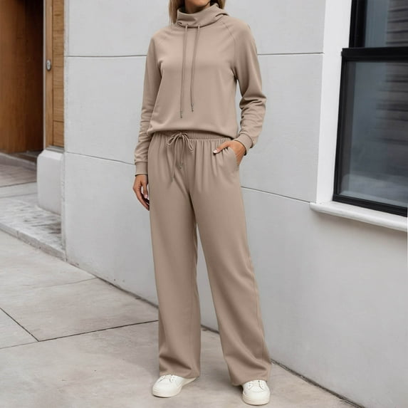 Women'S Fall 2 Piece - Long Sleeve Sweatshirt With Sweatpants Set Womens Matching Sets Athletic Sets for Women