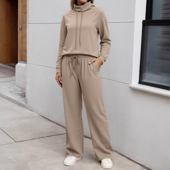 Women'S Fall 2 Piece - Long Sleeve Sweatshirt With Sweatpants Set Womens Matching Sets Athletic Sets for Women
