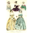 thumbnail image 1 of Women'S Fashion 1842. Namerican Color Fashion Print 1842 From Godey'S Ladies Book Of The Latest Styles From Paris., 1 of 2