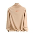 thumbnail image 1 of Ahabrexf Underwear for Women Womens Solid Color Round Neck Undershirt Velvet Thermal Underwear Top Thermal Underwear for Women, 1 of 5