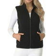 thumbnail image 1 of Women'S Fleece Vest Soft Sleeveless Classic Fit with Zip Up Pockets, 1 of 9