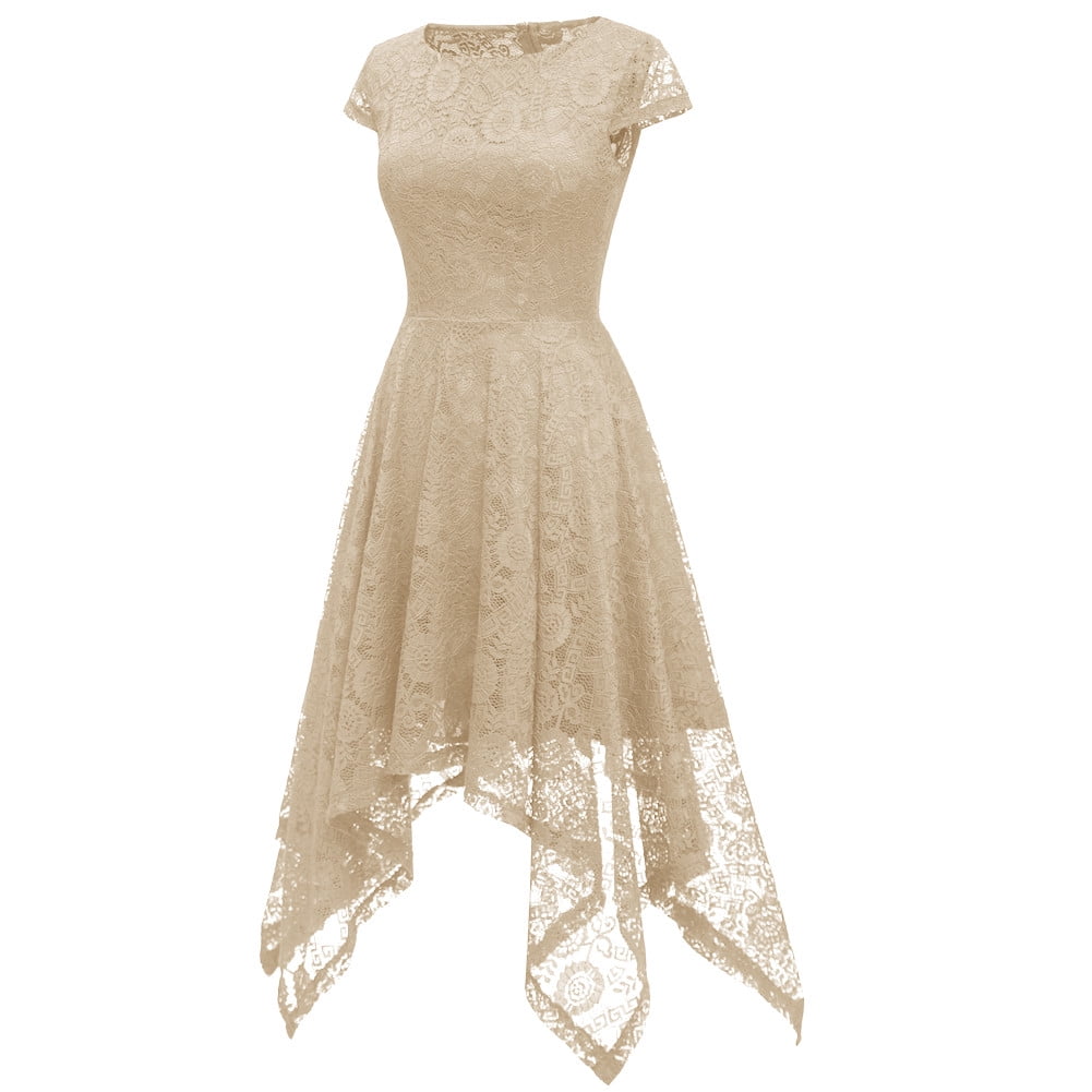 Women'S Formal Dresses Clearance-Sale Sleeveless Round-Neck Dress