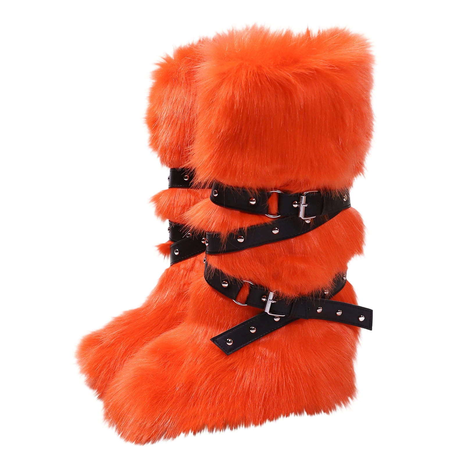 Top Craft Boot Women'S High Top Snow Boots Round Toe Fleece Lined Warm - Walmart.com