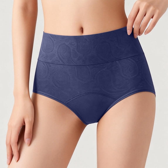Women’S High Waist Leak Briefs Extra Absorb Multi Layer Daily Underwear Hospital Disposable Underwear